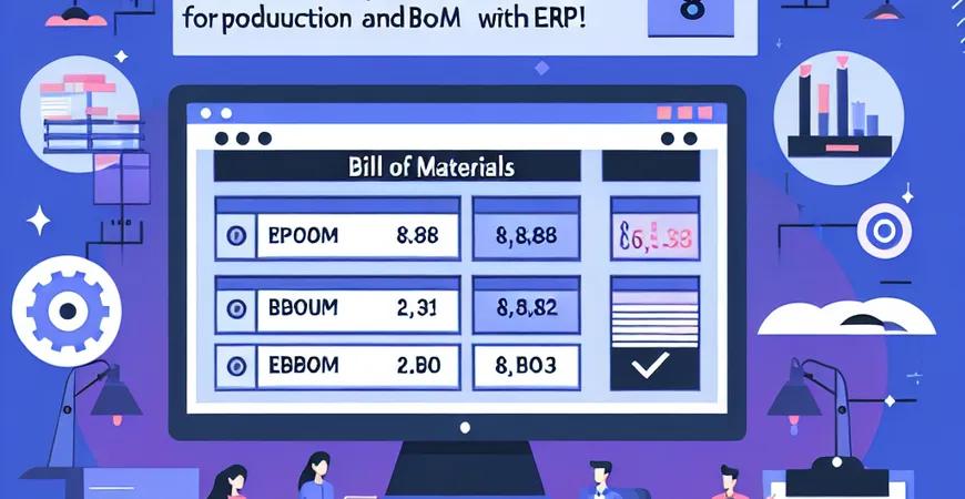  物料清单不准确，还敢用ERP生产采购？八步教你用ERP规范物料清单难题！